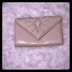 Aldo clutch, nude